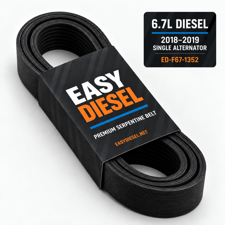 Easy Diesel Serpentine Belt — Fits Ford 6.7L Power Stroke, 2018–2019